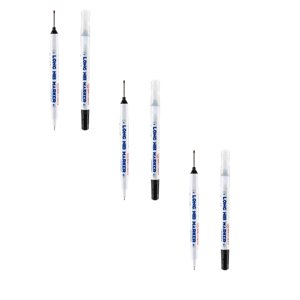 Cqxid Crayon Curler sous $5 Stylo Mise à niveau Long Head Deep Hole Marker Marqueurs d'encre de menuiserie Stylos colorés de marquage de construction de stylo de menuisier outil pour le travail du bois de salle de bains .5ml*3