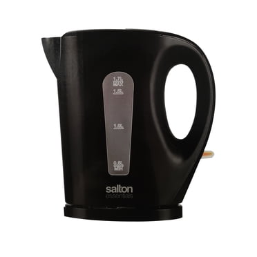 Salton Essentials EJK1821B - Bouilloire Électrique Sans Fil, Capacité de 1,7 Litre, Noire