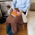 thumbnail image 3 of Portable 5V USB Heated Car Office Use Winter Warm Blanket Cover Heater, 3 of 3