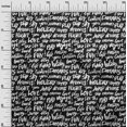 thumbnail image 3 of oneOone Cotton Poplin Black Fabric Text Craft Projects Decor Fabric Printed By The Yard 56 Inch Wide-W8, 3 of 5