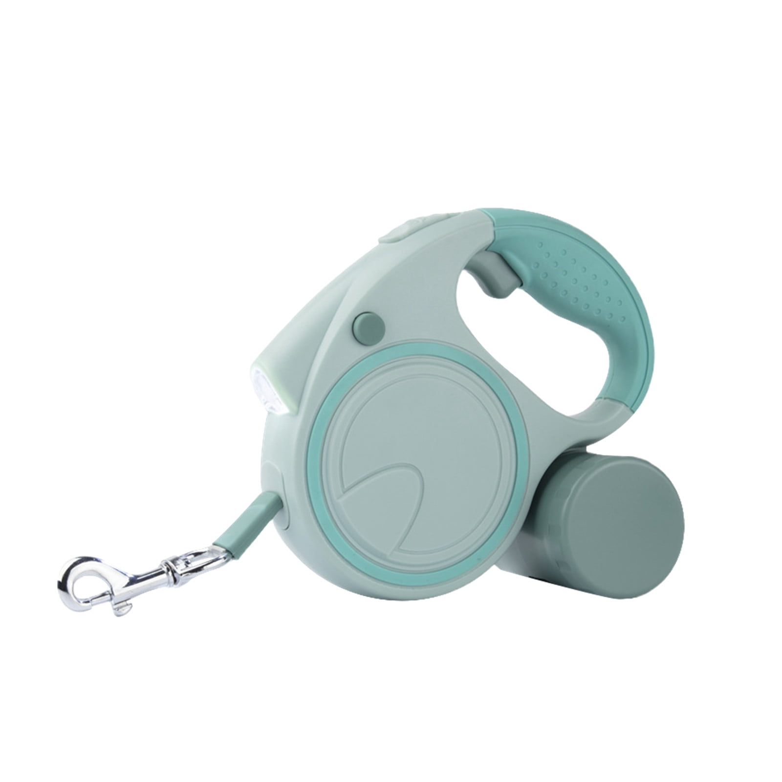 Hearth & Gear 16ft Retractable Dog Leash With Light And Dog Poop Bag Dispenser Retractable Dog Leash Training Walking Leash Upgraded Locking System Non Handle Leash 5 Ft Dog Leash for Puppy Teal Mint