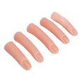 thumbnail image 2 of Silicone Nail Training Finger, High Elasticity 5Pcs High Simulation Nail Art Practice Fingers  For Nail Salon, 2 of 8