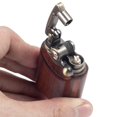 thumbnail image 4 of Rosewood Wooden Case Antique Type Soft Flame Rocker Arm Petrol Oil Lighter, 4 of 4