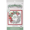 thumbnail image 1 of Design Works/Zenbroidery Stamped Embroidery 10"X10"-Christmas Wreath, 1 of 2