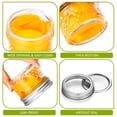 thumbnail image 2 of Garvee 4oz/120ml Mini Mason Jars, 16 Pack Glass Canning Jars with Regular Lids and Bands, Small Glass Jars for Spice, Jam, Honey, Jelly, Dessert, Shower Wedding Favors, DIY Candles Decor, 2 of 7