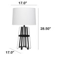 thumbnail image 3 of Lalia Home LHT-4011-OR Lampe de Table Stockholm , Bronze Huilé, 3 of 4