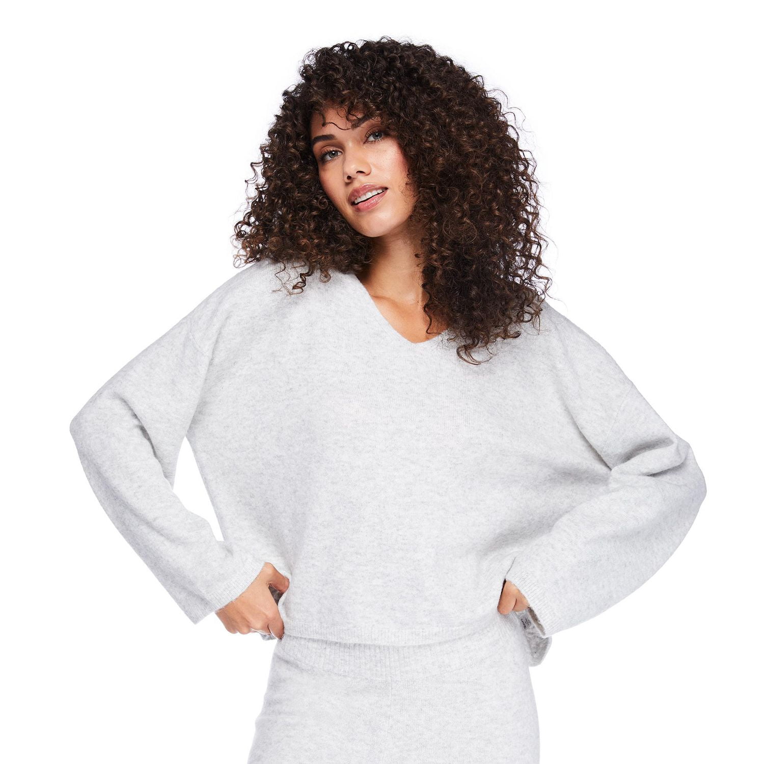 George Women's V-Neck Sweater