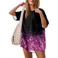 thumbnail image 2 of WILLBEST Fall Clothes Women Women Gradient Print Short Sleeve Jumpsuit Short Loose Backless Jumpsuits Rompers Wide Leg Pants, 2 of 6