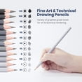 thumbnail image 4 of Graphite Drawing Pencil Sets soft set of 12 by, 4 of 5