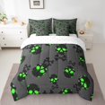 thumbnail image 2 of YST Skull Comforter Set Bed in a Bag, Halloween Horror Theme, Full Size, 7 Count, 2 of 5
