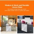 thumbnail image 5 of Ourlova 17 Inches by 24 Inches Stainless Steel Outdoor Kitchen Access Doors High Quality Easy Installation Rust Resistant and Durable for Your Outdoor Cooking Space, 5 of 5