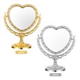 thumbnail image 4 of MasteelfCA Retro Heart Shape Makeup Mirror for Dresser Vanity Desktop Bathroom Bedroom, 4 of 7