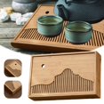 thumbnail image 1 of Plateau Carré pour Thé Infusé à Sec / Petit Plateau de Stockage d'Eau / Indispensable pour Service à Thé / Table de Thé de Mer / Nouveaux Accessoires pour Thé, 1 of 6