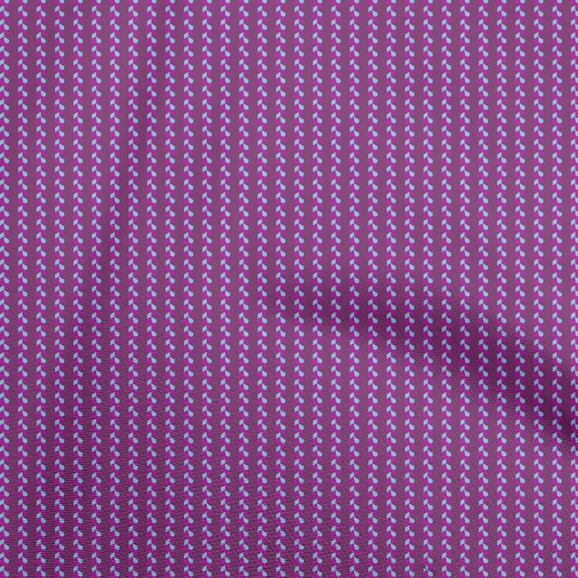 oneOone Cotton Poplin Twill Dark Magenta Fabric Geometric Sewing Craft Projects Fabric Prints By Yard 56 Inch Wide