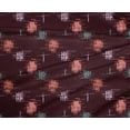 thumbnail image 4 of oneOone Polyester Lycra Fabric Ikat Style Kasuri Print Sewing Fabric BTY 56 Inch Wide, 4 of 4