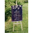 thumbnail image 5 of Darling Souvenir MADE WITH LOVE PersonalizedWelcomeBirthdaySignFlowers With Wood Panel,Large Decorative Poster For Birthday Party, Celebrations- 18x12, 5 of 5