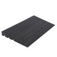 thumbnail image 1 of Heavy Duty Rubber Threshold Ramp – 3" Rise, Non-Slip, 2500 lbs Capacity, 3 Cable Channels, Portable Wheelchair & Curb Ramp for Doorways, Stairs, Home, 1 of 6