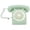Green, variant on Corded Landline Telephone, Cute Clear Sound Vintage Phone, Old Fashioned Telephone Desk Decoration for Home, Office, Hotel