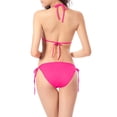 thumbnail image 4 of ylioge Womens Swimsuits Bikini Sets Two-Piece Solid Thongs Bathing Suits, 4 of 6