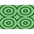thumbnail image 1 of Ahgly Company Machine Washable Indoor Rectangle Transitional Green Area Rugs, 3' x 5', 1 of 7