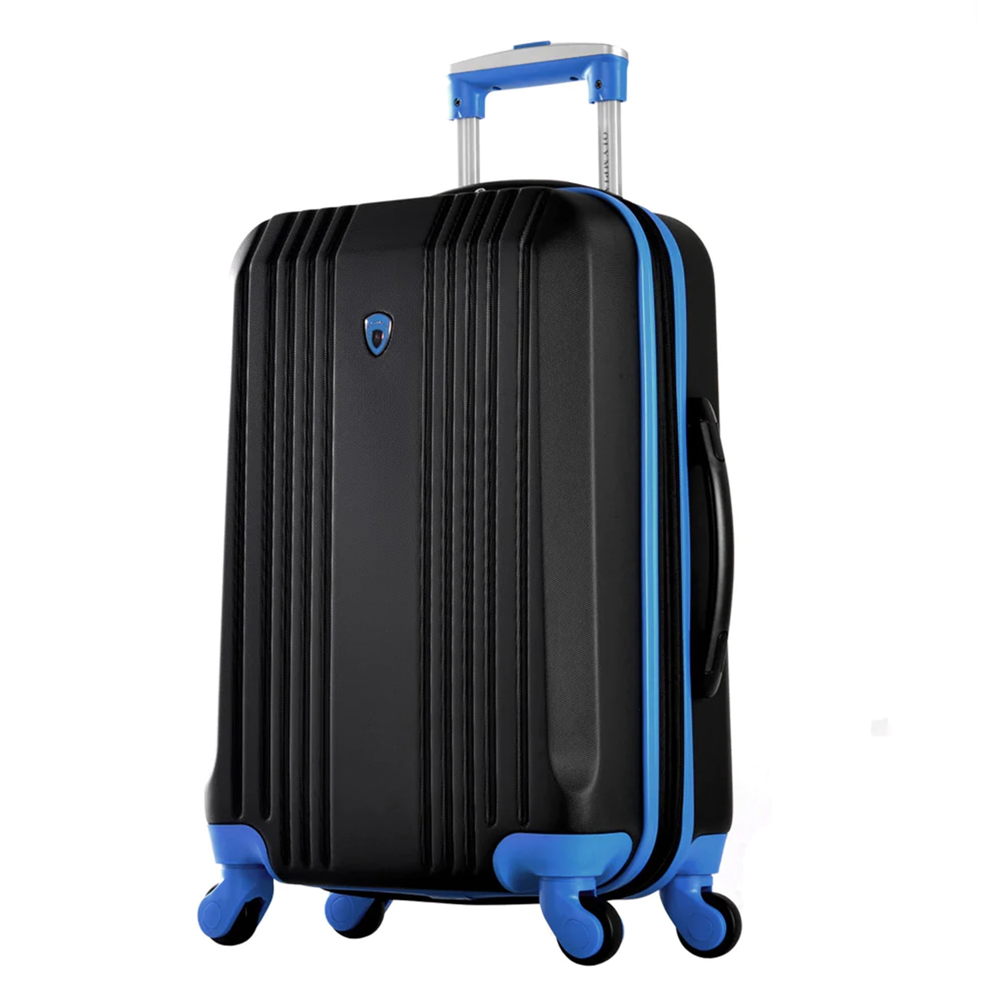 Olympia Apache II 21" Expandable Carry On 4 Wheel Spinner Luggage, Blue