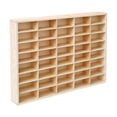 thumbnail image 3 of yuksok Wooden Storage Divider Box Display Box Tabletop Box Wall Mounted Toy Car Storage Car Display Shelf for Doll Store Tiny Dolls 40 Grid, 3 of 8