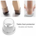 thumbnail image 3 of LCXmlly Floor Protector For Chair Legs 4Pcs Silicone Chair Leg Covers Non slip Scratch resistant Table Leg Floor Protectors for Furniture, 3 of 9