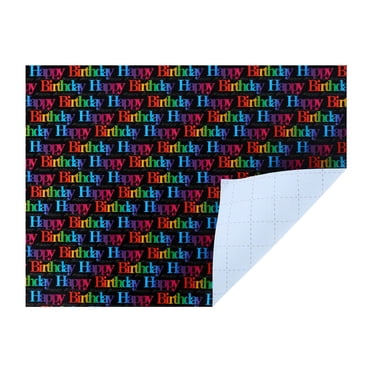 Birdeem Papier d'Emballage Papier d'Emballage d'Anniversaire Papier Mouchoir pour Sacs-Cadeaux Papier d'Emballage Sac-Cadeau Cadeaux d'Anniversaire Papier d'Emballage Cadeau Papier d'Emballage Joyeux Anniversaire Papier d'Emballage Joyeux Anniversaire Emballage Cadeau
