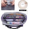 thumbnail image 3 of Embroidery Project Bag  Embroidery Kits Storage Tote (Bag Only)  Purple, 3 of 8