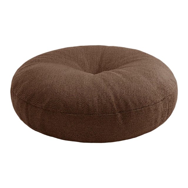 jinwen Coussin de Méditation 40x13 cm Coussin de Sol Rond pour Salon Chambre Prière Café