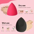 thumbnail image 3 of CUITING 8pcs Makeup Sponge Set Professional Blender Sponge Soft Concealer Sponge Facial Makeup Tools for Foundation Liquid Powder  for Birthday Party Mother‘s Day(Pink&Rose Red), 3 of 4