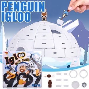 Agiferg Penguin Ice Dome Toy Building Block Set, Fun Game Toys Gifts for Children
