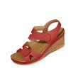 thumbnail image 2 of Gspmoly Women'S Sandals, Women'S Casual Open-Toe Wedge Sandals with Adjustable Ankle Strap, Comfortable Cushioned Insole, and Versatile Solid Colors for Spring and Summer Fashion Womens Sandals, 2 of 4
