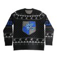 thumbnail image 1 of Harry Potter Chandail de Noël Laid Jacquard Noir avec Écusson de Serdaigle, 1 of 3
