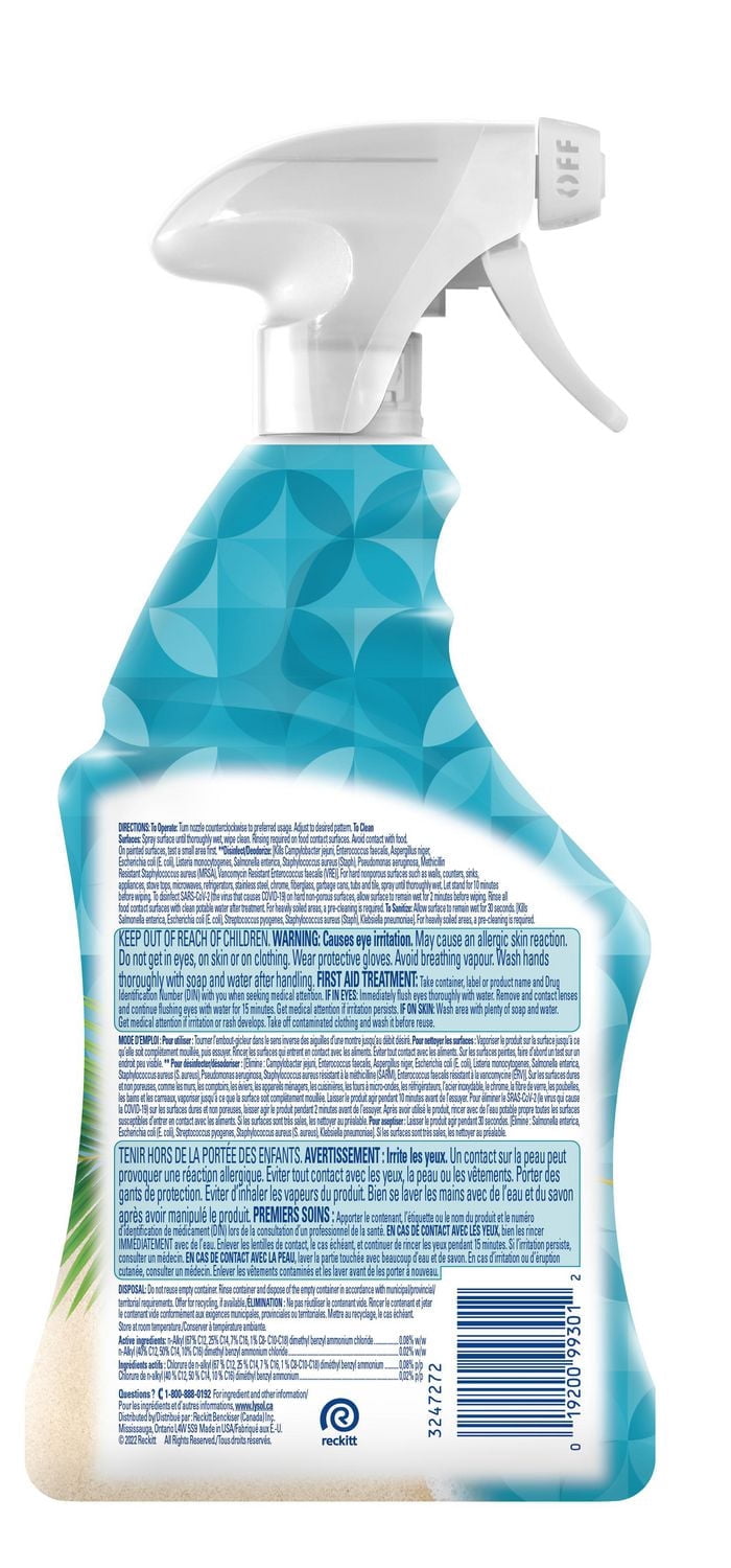 LYSOL® Vaporisateur Tout Usage - Brand New Day Coconut & Sea Minerals, 650ml