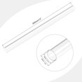thumbnail image 2 of Unique Bargains Tuyau Rond Rigide en Acrylique Transparent 18mm ID x 20mm OD x 305mm, 2 of 6