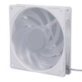thumbnail image 1 of Case Fan, Reverse 9 Blades 140mm 4 Pin PWM 2000RPM Case Cooling Fan 5V ARGB Silicone Pad  for PC Black,White, 1 of 7