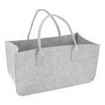 thumbnail image 4 of Bac de Rangement Pliable, Panier de Rangement avec Poignées, Organiser Jouets, Vêtements, Gris Clair, 4 of 9