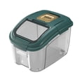 thumbnail image 2 of LSLJS Household Portable Rice Bucket, Sealed Rice Container, Flour Storage Container, Cereal Dispenser, Household Rice Storage Container, Pet Food Storage Container, Storage Jar, 2 of 5