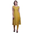 thumbnail image 1 of Bimba Printed Straight Tunic DressesForWomen Sleeveless Side Slit Kurti, 1 of 6