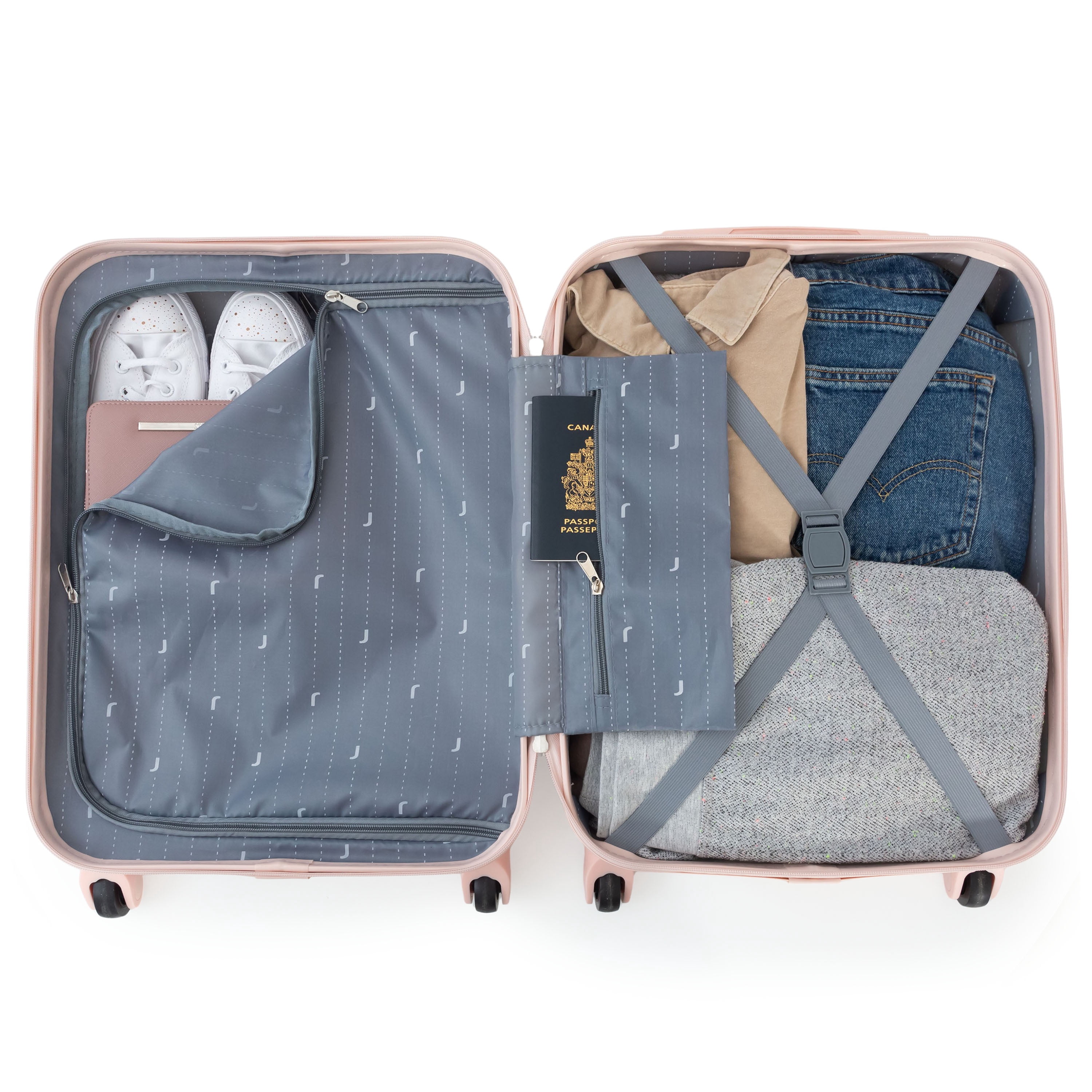 JetStream® Valise Rigide Cabine Fashion: Bagage à Main de 20 po Avec Roues Pivotantes