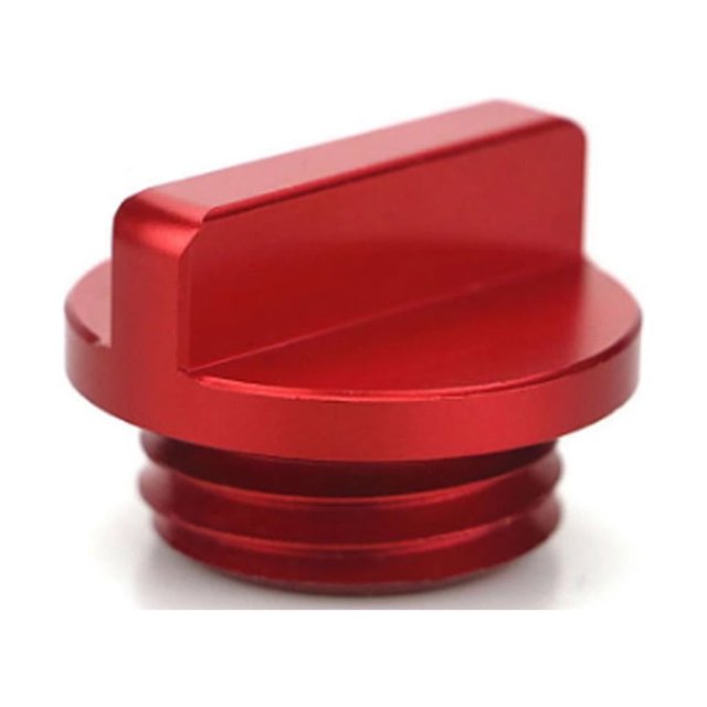yingyy Bouchon de Remplissage d'Huile Moto Bouchons de Sécurité Robuste Moteur Accessoire de Remplacement Durable pour YZF R3/R25 13-18 Noir Rouge