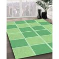 thumbnail image 3 of Ahgly Company Tapis d'Intérieur Lavable en Machine Carré Vert Jade, 8 Pieds Carré, 3 of 7