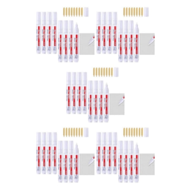 maskred 8pcs/set Easy-to Tile Seam Marker Tile Grout Like Pro Powerful Functions Marker Grout Pen white 5Set