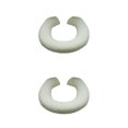 thumbnail image 3 of Thinsony Acrylic Fibers Made Toilet Mat Removable And Fits Most Toilets U Shape Beige 2Set, 3 of 6