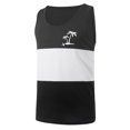 thumbnail image 3 of Lolmot Débardeur pour Hommes, Débardeurs de Sport à Col Rond pour Hommes, Mode Décontractée, Chandail à Imprimé Patchwork, 3 of 4