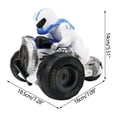 thumbnail image 3 of EGNMCR Electric Stunt Motorcycle Toy Children's Electric Universal Toy Electric Stunt Tricycle Rotating 360 Motorcycle Roboter Lighting Music Toy remote control robot, 3 of 6