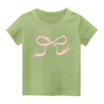 thumbnail image 2 of Rbaofujie T-Shirts à Manches Courtes pour Filles Hauts d'Été pour Enfants T-Shirts Basiques Col Rond 5-15 Ans, 2 of 3