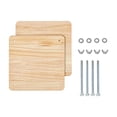 thumbnail image 3 of GUOOL Wooden Book Press Easy Assemble Bookbinding Press for Desktop Home Cardboard 29x29cm, 3 of 9