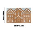 thumbnail image 3 of Gingerbread Door Mat ,Gingerbread Christmas Door Mat ,Gingerbread House Welcome Door Mat for Front Door, Gingerbread Rug ,Christmas Gingerbread Decor ,Christmas Decorations for Home Entrance, 3 of 9